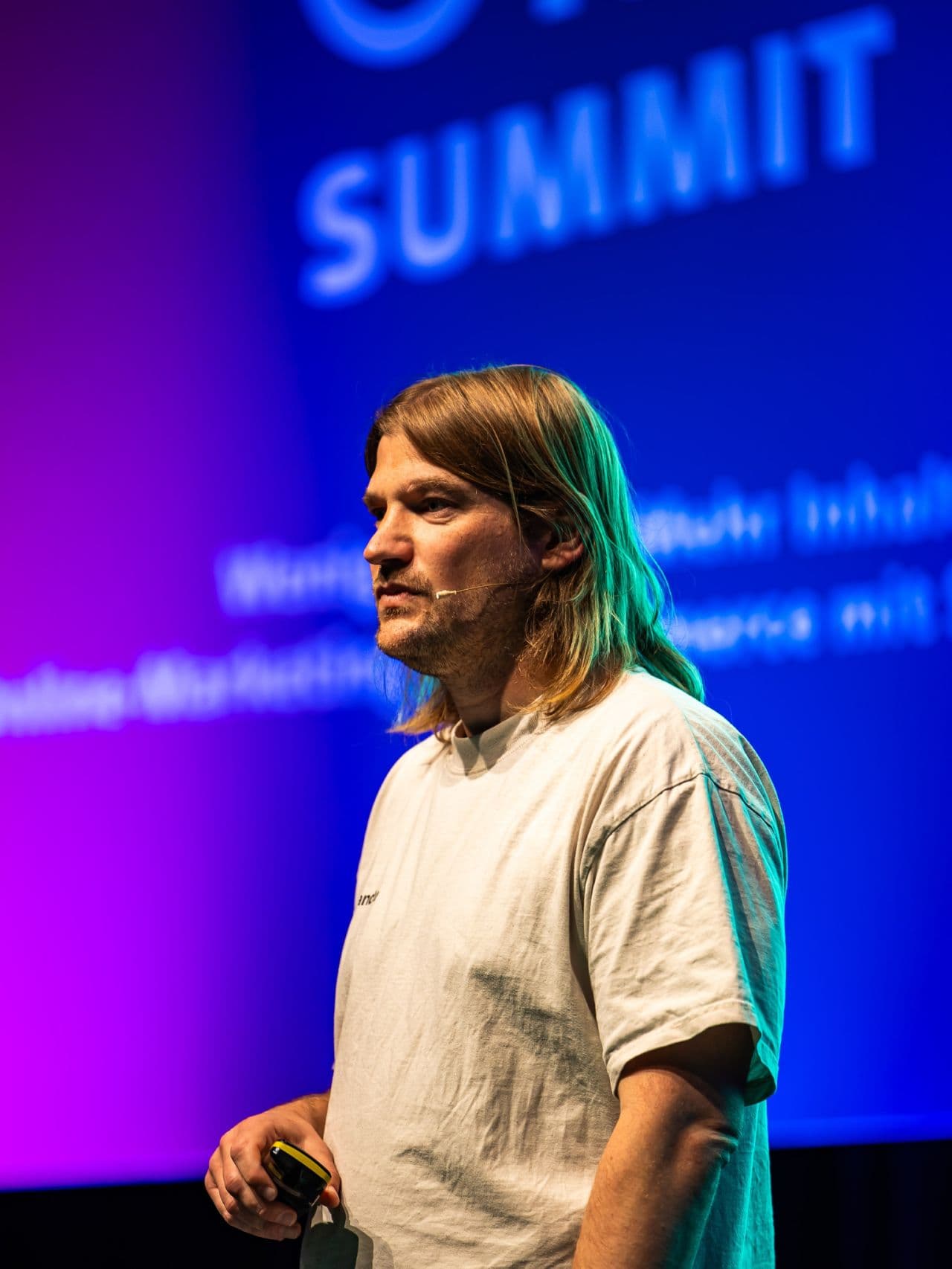 OMT Summit Berlin — Nandu speaker on stage
